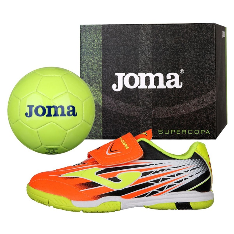 Buty halowe Joma Super Copa Jr In SCJS.908.IN + Piłka Gratis wielokolorowe wielokolorowe 1