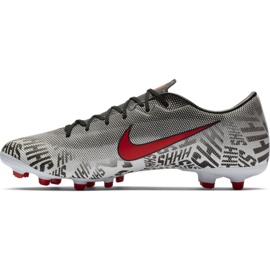 Buty piłkarskie Nike Mercurial Vapor 12 Academy Neymar FG/MG M AO3131-170 białe białe 2