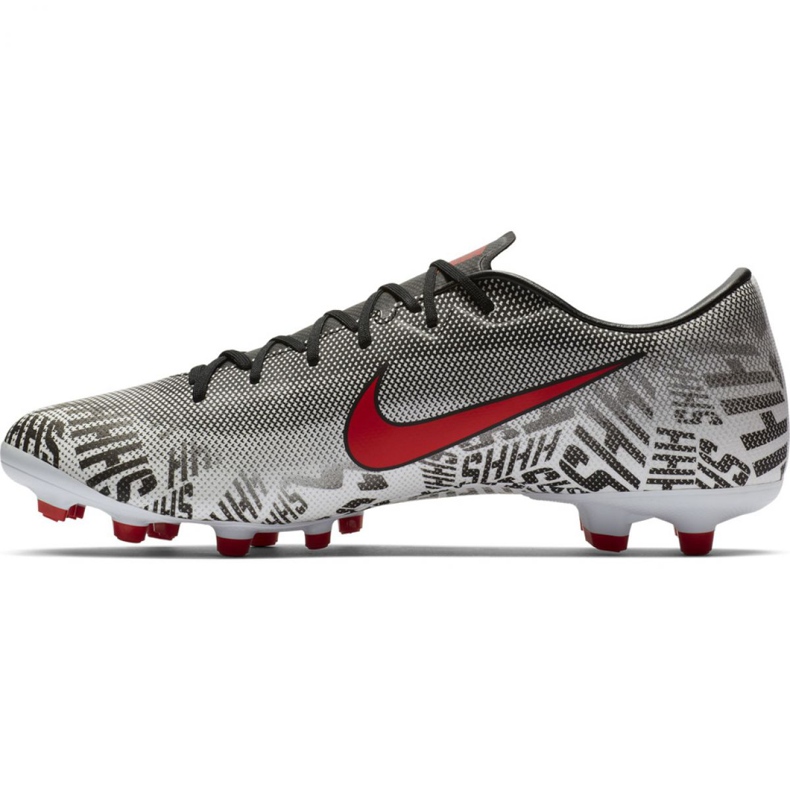 Buty piłkarskie Nike Mercurial Vapor 12 Academy Neymar FG/MG M AO3131-170 białe białe 2