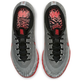 Buty piłkarskie Nike Mercurial Vapor 12 Academy Neymar Tf Jr AO9476-170 szare szare 2