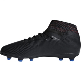 Buty piłkarskie adidas Nemeziz 18.3 Fg Jr D98016 czarne wielokolorowe 2