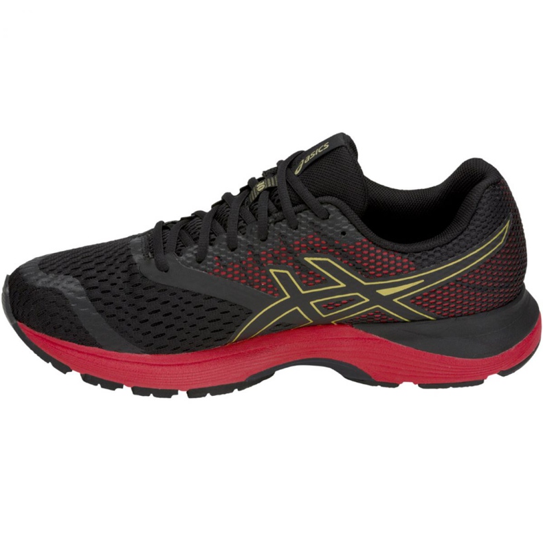 Buty biegowe Asics Gel-Pulse 10 M 1011A604-001 czarne czerwone żółte 2