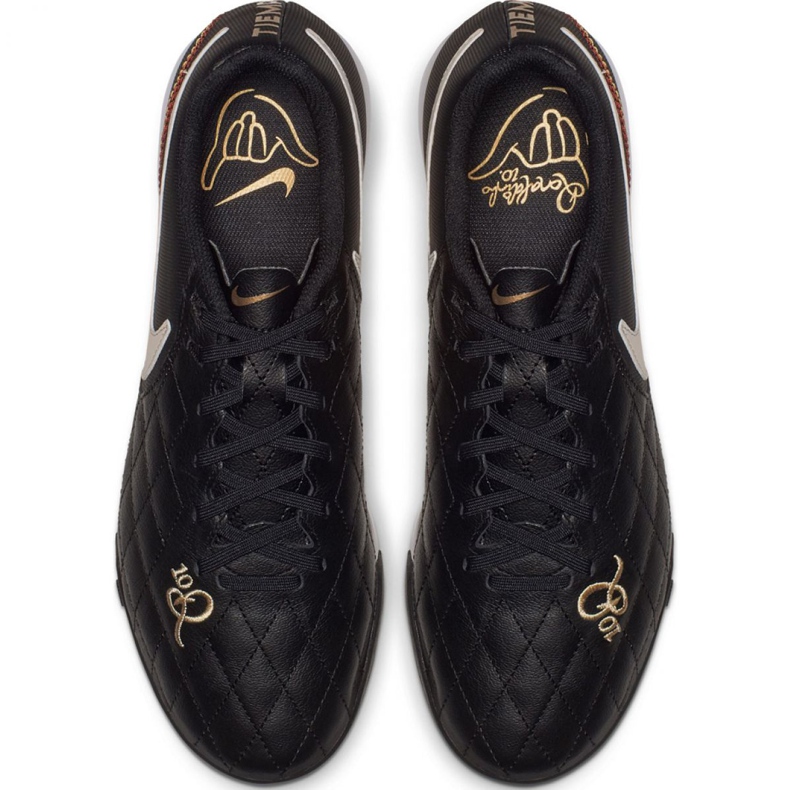 Buty piłkarskie Nike Tiempo Legend X 7 Academy 10R Tf M AQ2218-027 czarne czarne 2