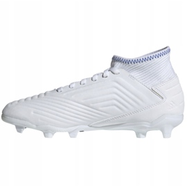 Buty piłkarskie adidas Predator 19.3 Fg Jr CM8535 białe wielokolorowe 1