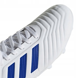 Buty piłkarskie adidas Predator 19.3 Fg Jr CM8535 białe wielokolorowe 3