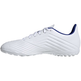 Buty piłkarskie adidas Predator 19.4 Tf M D97971 białe białe 1