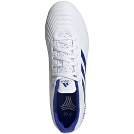 Buty piłkarskie adidas Predator 19.4 Tf M D97971 białe białe 2