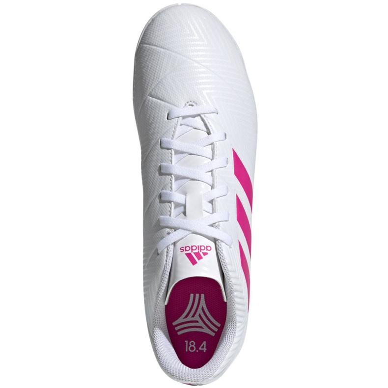 Buty halowe adidas Nemeziz 18.4 In M D97995 białe białe 1