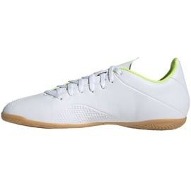 Buty halowe adidas X 18.4 In M BB9407 białe wielokolorowe 2