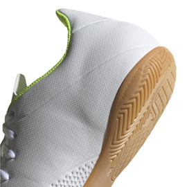 Buty halowe adidas X 18.4 In M BB9407 białe wielokolorowe 4