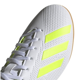 Buty halowe adidas X 18.4 In M BB9407 białe wielokolorowe 5