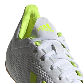 Buty halowe adidas X 18.4 In M BB9407 białe wielokolorowe 6
