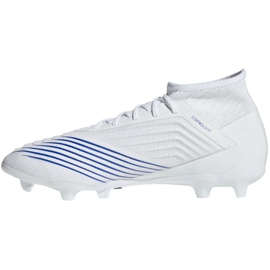 Buty piłkarskie adidas Predator 19.2 Fg M D97941 białe wielokolorowe 1