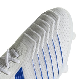 Buty piłkarskie adidas Predator 19.2 Fg M D97941 białe wielokolorowe 3