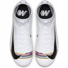 Buty piłkarskie Nike Mercurial Superfly 6 Academy Mg Jr AJ3111-109 białe wielokolorowe 1