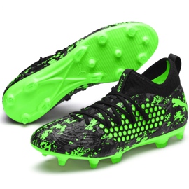 Buty piłkarskie Puma Future 19.3 Netfit Fg Ag M 105539 04 wielokolorowe czarne 1