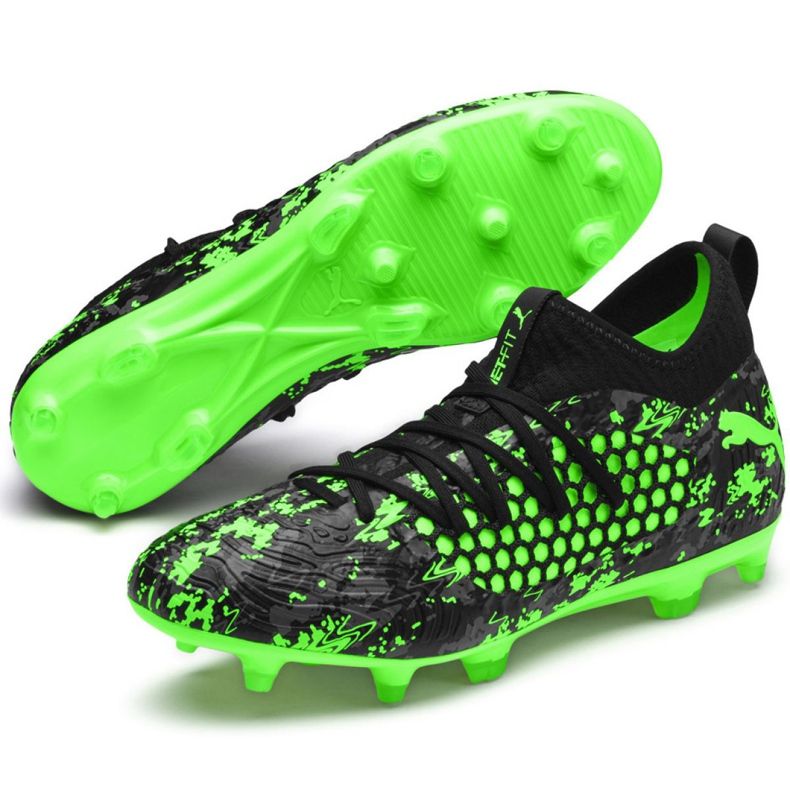 Buty piłkarskie Puma Future 19.3 Netfit Fg Ag M 105539 04 wielokolorowe czarne 1
