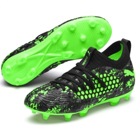 Buty piłkarskie Puma Future 19.3 Netfit Fg Ag Jr 105551 03 wielokolorowe czarne 1