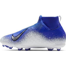 Buty piłkarskie Nike Phantom Vsn Academy Df FG/MG Jr AO3287-410 wielokolorowe niebieskie 1