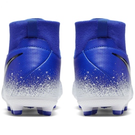 Buty piłkarskie Nike Phantom Vsn Academy Df FG/MG Jr AO3287-410 wielokolorowe niebieskie 4
