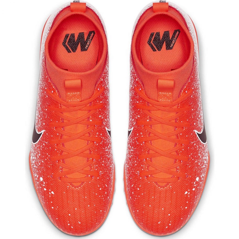 Buty piłkarskie Nike Mercurial Superfly X 6 Academy Tf Jr AH7344-801 wielokolorowe pomarańczowe 1