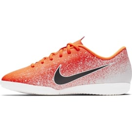 Buty halowe Nike Mercurial Vapor X 12 Academy Ic Jr AJ3101-801 wielokolorowe pomarańczowe 2