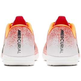 Buty halowe Nike Mercurial Vapor X 12 Academy Ic Jr AJ3101-801 wielokolorowe pomarańczowe 4