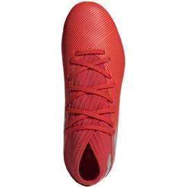 Buty piłkarskie adidas Nemeziz 19.3 Fg Jr F99951 czerwone czerwone 1