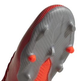 Buty piłkarskie adidas Nemeziz 19.3 Fg Jr F99951 czerwone czerwone 5