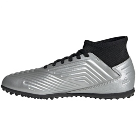 Buty piłkarskie adidas Predator 19.3 Tf Jr G25802 wielokolorowe srebrny 1
