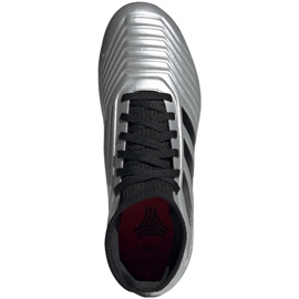 Buty piłkarskie adidas Predator 19.3 Tf Jr G25802 wielokolorowe srebrny 2