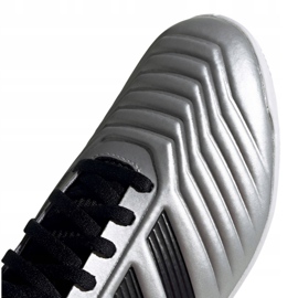 Buty halowe adidas Predator 19.3 In Jr G25806 srebrny szare 3