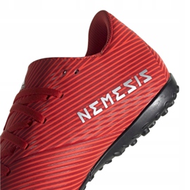 Buty piłkarskie adidas Nemeziz 19.4 Tf M F34524 czerwone czerwone 3