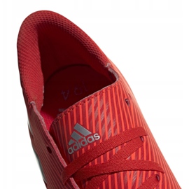 Buty piłkarskie adidas Nemeziz 19.4 Tf M F34524 czerwone czerwone 4