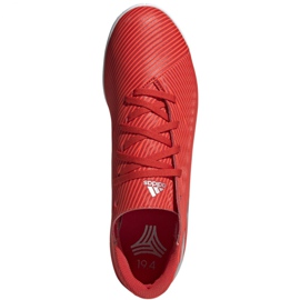 Buty halowe adidas Nemeziz 19.4 In M F34528 czerwone czerwone 1