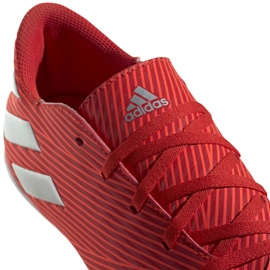 Buty halowe adidas Nemeziz 19.4 In M F34528 czerwone czerwone 4