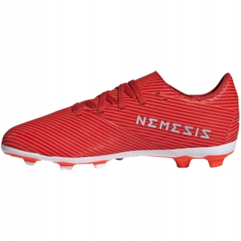 Buty piłkarskie adidas Nemeziz 19.4 FxG Jr F99948 czerwone czerwone 2