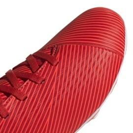 Buty piłkarskie adidas Nemeziz 19.4 FxG Jr F99948 czerwone czerwone 3
