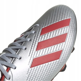 Buty piłkarskie adidas X 19.4 FxG M F35379 srebrny wielokolorowe 4