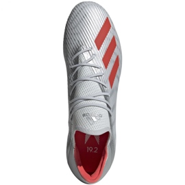 Buty piłkarskie adidas X 19.2 Fg M F35386 szare szare 2