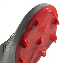 Buty piłkarskie adidas X 19.1 Fg Jr F35683 szare szare 1
