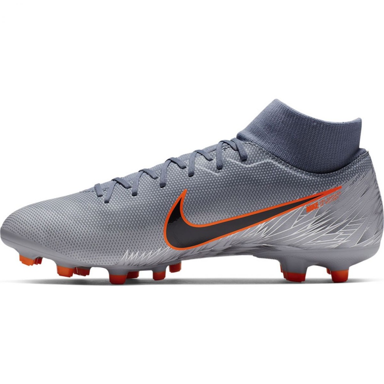 Buty piłkarskie Nike Mercurial Superfly 6 Academy FG/MG M AH7362-408 czerwone szare 2