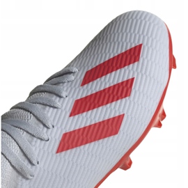Buty piłkarskie adidas X 19.3 Fg Jr F35365 srebrny wielokolorowe 4