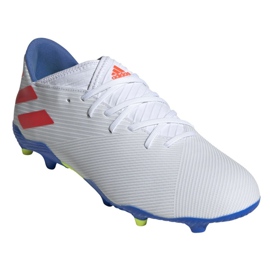 Buty piłkarskie adidas Nemeziz Messi 19.3 Fg M F34400 białe białe 3