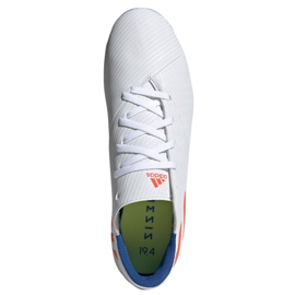 Buty piłkarskie adidas Nemeziz Messi 19.4 Fg M F34401 białe wielokolorowe 2