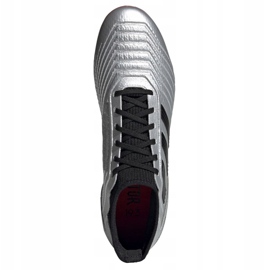 Buty piłkarskie adidas Predator 19.3 Ag M F99989 wielokolorowe srebrny 2
