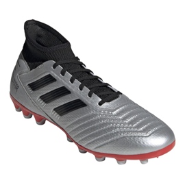 Buty piłkarskie adidas Predator 19.3 Ag M F99989 wielokolorowe srebrny 3