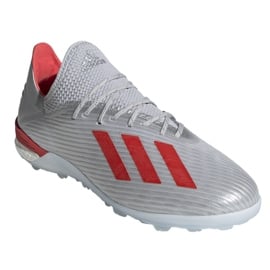 Buty piłkarskie adidas X 19.1 Tf M G25752 wielokolorowe srebrny 3