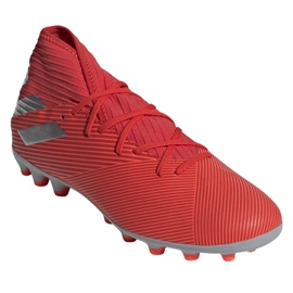 Buty piłkarskie adidas Nemeziz 19.3 Ag M F99994 czerwone czerwone 3