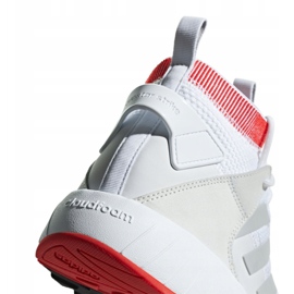Buty adidas Questarstrike Mid M G25775 białe czerwone 3